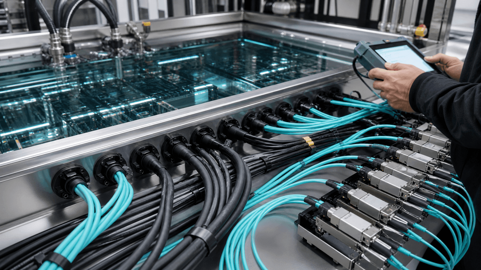 Network cables for immersion cooling: what to validate before connecting a tank