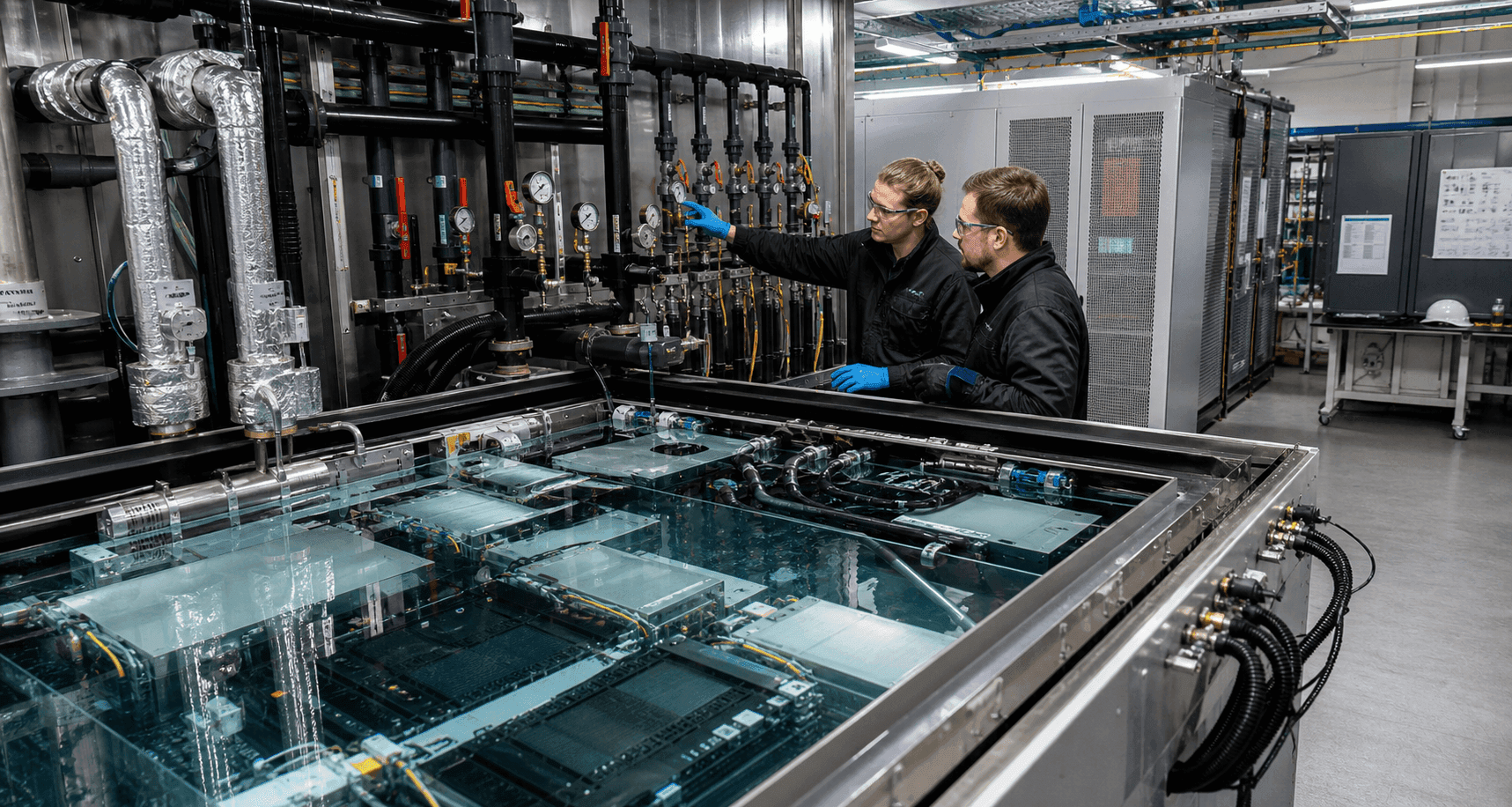 AI datacenter: allocating power capacity with immersion cooling
