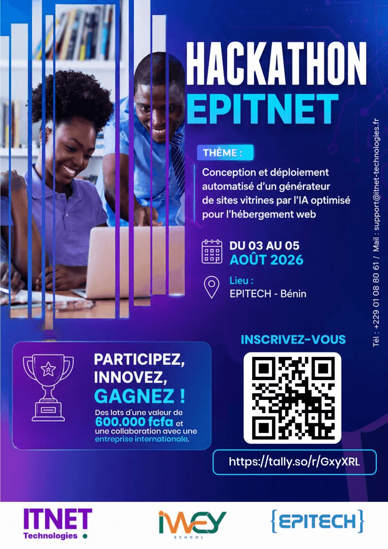 Hackathon EPITNET : trois jours pour créer des sites vitrines par IA sur Wayhost